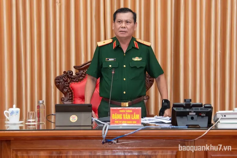 Quân khu 7 đánh giá kết quả giải ngân, quyết toán vốn đầu tư năm 2026