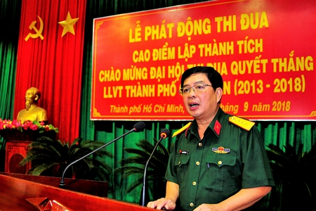 Bộ Tư lệnh Thành phố phát động thi đua cao điểm lập thành tích chào mừng Đại hội Thi đua Quyết thắng giai đoạn 2013 – 2018