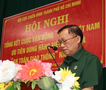Hội Cựu Chiến binh Thành phố tổng kết cuộc vận động”Người Việt Nam ưu tiên dùng hàng Việt Nam”