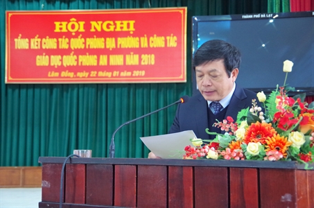 Bộ CHQS tỉnh Lâm Đồng triển khai nhiệm vụ quân sự quốc phòng năm 2019