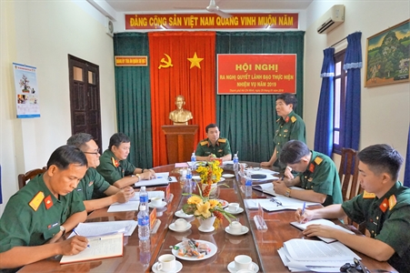 Đảng ủy Tòa án Quân sự Quân khu 7 ra nghị quyết lãnh đạo thực hiện nhiệm vụ năm 2019