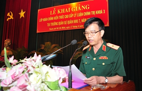 Khai giảng Lớp hoàn chỉnh kiến thức cao cấp lý luận chính trị khóa 3