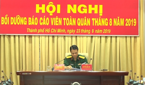 Hội nghị báo cáo viên toàn quân tháng 8 năm 2019