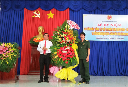 Hội Cựu chiến binh huyện Phú Giáo, tỉnh Bình Dương kỷ niệm 30 năm ngày thành lập Hội CCB Việt Nam (06/12/1989 – 06/12/2019)