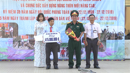 LLVT tỉnh Đồng Nai hành trình “Quân đội chung tay vì người nghèo” kết hợp thực hiện công tác dân vận tại Định Quán