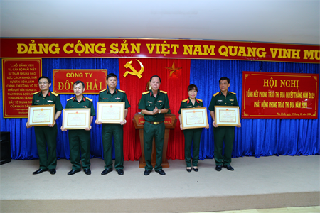 Công ty Đông Hải: Tổng kết phong trào Thi đua Quyết thắng năm 2019