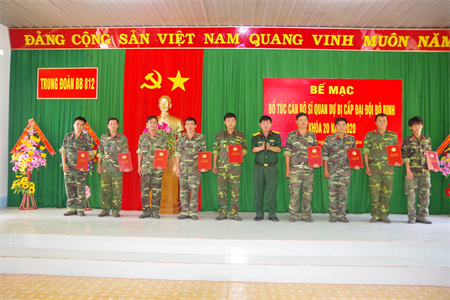 Bộ CHQS tỉnh Bình Thuận bế mạc bổ túc sĩ quan dự bị