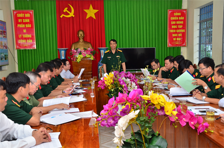 Huyện Vĩnh Cửu tỉnh Đồng Nai chuẩn bị tốt công tác tuyển quân năm 2021