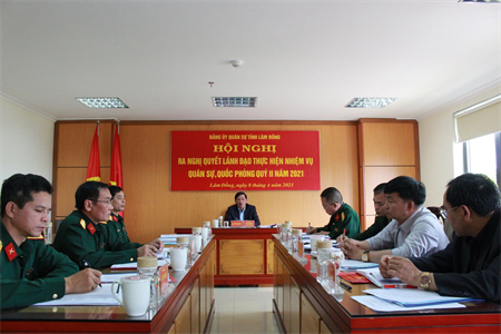 Đảng ủy Quân sự tỉnh Lâm Đồng ra nghị quyết lãnh đạo nhiệm vụ quý II năm 2021