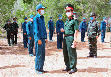 LLVT tỉnh Bình Thuận - Nhiều phương án bảo vệ ngày bầu cử