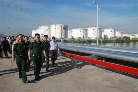 Quân khu 7: Nghiệm thu công trình nâng cấp kho xăng dầu VK102