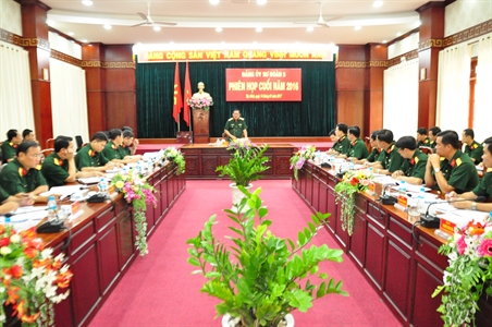 Sư đoàn 5 hội nghị Đảng ủy phiên cuối năm