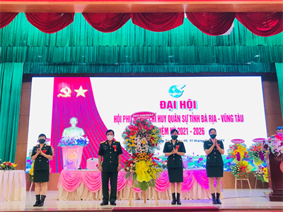 Đại hội Hội Phụ nữ cơ sở Bộ CHQS tỉnh Bà Rịa-Vũng Tàu lần thứ VI nhiệm kỳ 2021-2026