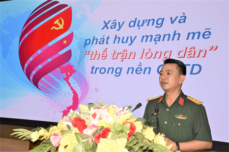 Trung tá Huỳnh Tấn Lực - Báo cáo viên không chỉ nói hay mà phải nói có mục đích