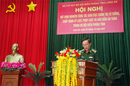 Bộ đội Biên phòng tỉnh Long An rút kinh nghiệm quản lý tư tưởng, chấp hành kỷ luật