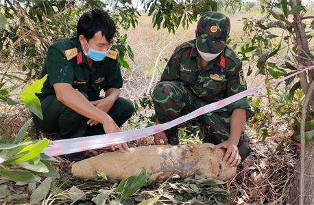 Tỉnh Bình Thuận xử lý thành công quả bom nặng gần 200 kg
