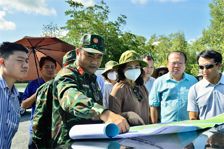 UBND TPHCM khảo sát địa bàn tại huyện Cần Giờ
