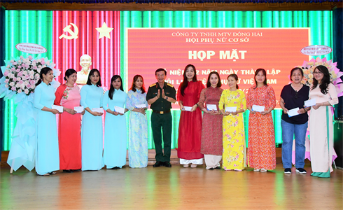 Công ty Đông Hải họp mặt kỷ niệm 92 năm ngày Thành lập Hội Liên hiệp Phụ nữ Việt Nam