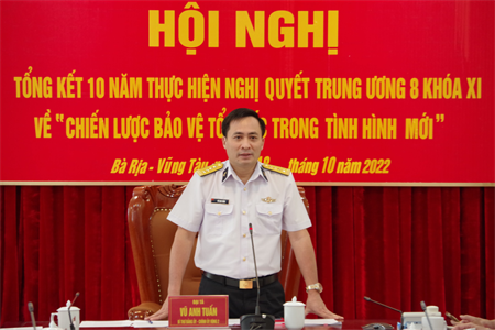 Đảng ủy Vùng 2 Hải quân tổng kết 10 năm thực hiện Nghị quyết Trung ương 8 khóa XI