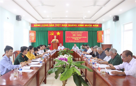 Biên soạn lịch sử quân sự để giáo dục truyền thống LLVT tỉnh Bình Phước