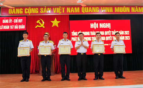 Lữ đoàn 167 hoàn thành tốt nhiệm vụ năm 2022