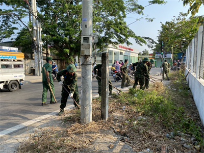 Tuổi trẻ Sư đoàn 317 hưởng ứng Ngày “Chủ nhật xanh” năm 2023