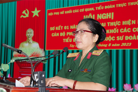 Sư đoàn 5 phát huy hiệu quả Mô hình Cán bộ phụ nữ “Ba giỏi”