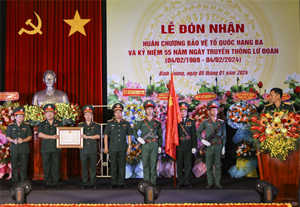 ​Lữ đoàn Đặc công 429 đón nhận Huân chương Bảo vệ Tổ quốc hạng Ba