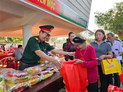 Ban CHQS huyện Xuyên Mộc tổ chức Chương trình “Tết quân-dân” mừng xuân Giáp Thìn 2024
