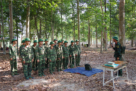 Sư đoàn 7, Quân đoàn 4 tổ chức huấn luyện lực lượng dự bị động viên năm 2024