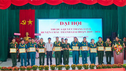LLVT huyện Châu Thành tổ chức thành công Đại hội Thi đua Quyết thắng giai đoạn 2019 - 2024