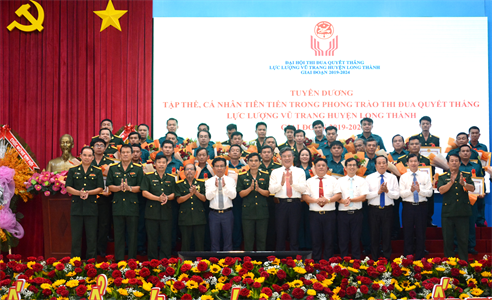 Thi đua quyết thắng là động lực thúc đẩy thực hiện thắng lợi nhiệm vụ quân sự, quốc phòng ở huyện Long Thành