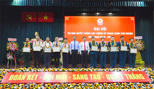Đại hội TĐQT LLVT quận Phú Nhuận giai đoạn 2019 - 2024