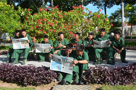 Rộn ràng giờ nghỉ, ngày nghỉ ở Trung đoàn 174, Bộ CHQS tỉnh Tây Ninh