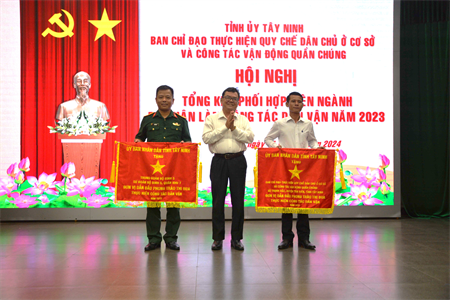 Tỉnh Tây Ninh tổng kết công tác dân vận năm 2023