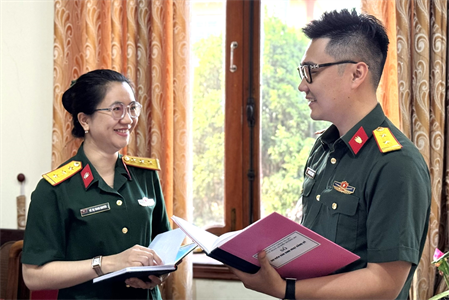 Thượng úy Võ Thị Thanh Nguyên: Thi đua là động lực vượt khó vươn lên hoàn thành tốt nhiệm vụ