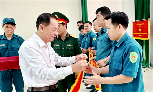 Gần 1.200 vận động viên tham gia Hội thao quân sự quốc phòng LLVT thành phố Tân Uyên