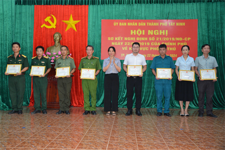 Thành phố Tây Ninh thực hiện tốt Nghị định 21 về khu vực phòng thủ