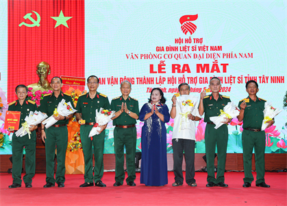 Ra mắt Ban vận động thành lập Hội Hỗ trợ gia đình liệt sỹ tỉnh Tây Ninh