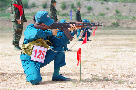 Gần 350 vận động viên tranh tài tại hội thao thể thao quốc phòng dân quân tự vệ tỉnh Lâm Đồng