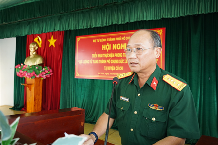 Bộ Tư lệnh TP. Hồ Chí Minh triển khai thực hiện phong trào thi đua “Lực lượng vũ trang Thành phố chung sức xây dựng nông thôn mới”