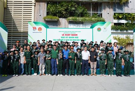Thành phố Hồ Chí Minh: Lễ xuất quân Học kỳ trong Quân đội năm 2024