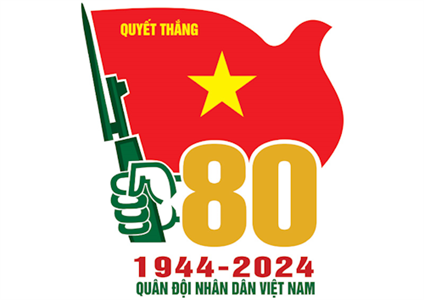 Ý nghĩa mẫu Biểu trưng Kỷ niệm 80 năm Ngày thành lập Quân đội Nhân dân Việt Nam