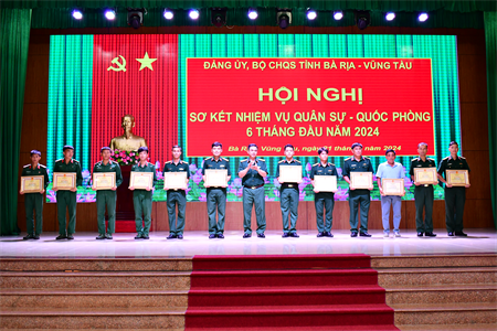 Bộ CHQS tỉnh Bà Rịa – Vũng Tàu hoàn thành tốt nhiệm vụ quân sự - quốc phòng 6 tháng đầu năm 2024
