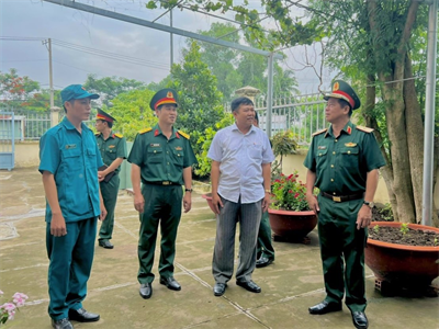 Bộ Tư lệnh TPHCM kiểm tra kết quả thực hiện nhiệm vụ tại huyện Bình Chánh
