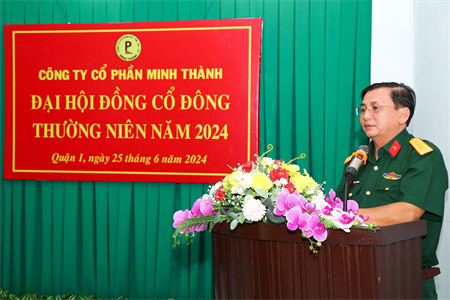 Công ty cổ phần Minh Thành tổ chức Đại hội đồng cổ đông thường niên năm 2024