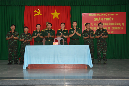 Trung đoàn 174, Bộ CHQS tỉnh Tây Ninh khai mạc huấn luyện quân nhân dự bị năm 2024