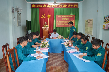 LLVT tỉnh Tây Ninh tăng cường sự lãnh đạo của Đảng tại cơ sở