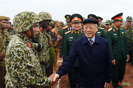 Tình cảm đặc biệt của Tổng Bí thư Nguyễn Phú Trọng với Bộ đội Cụ Hồ