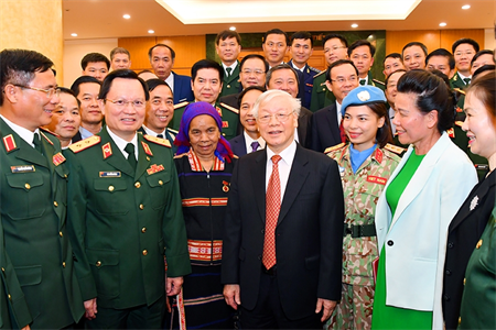 Xây dựng Quân đội vững mạnh về chính trị theo chỉ đạo của Tổng Bí thư Nguyễn Phú Trọng